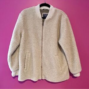 Abercrombie & Fitch  Sherpa Bomber Jacket